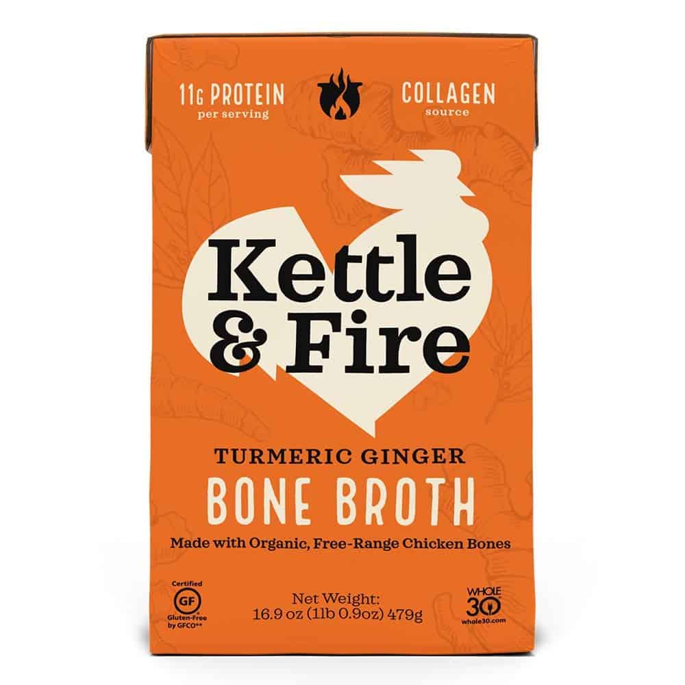 Kettle & Fire Bone Broth Chicken Turmeric Ginger