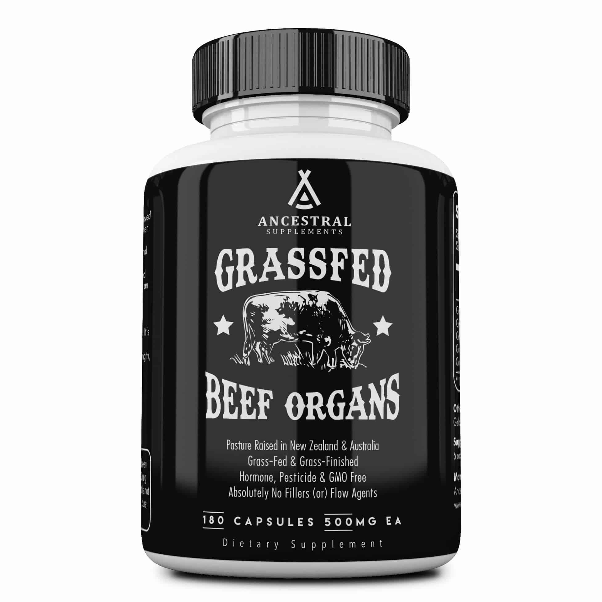 Ancestral Supplements Grass Fed Beef Organ Supplement